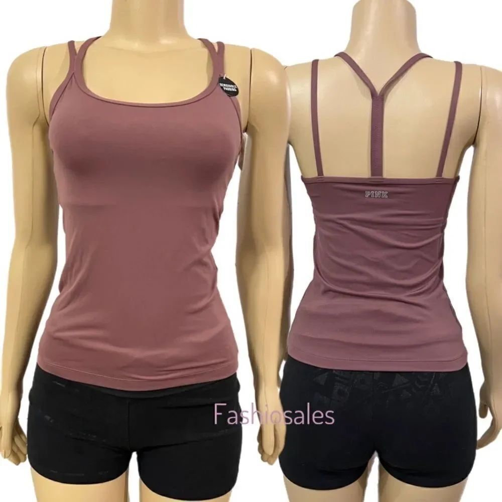 Victorias Secret Pink Buttery Soft Brami Sport Tank Mauve